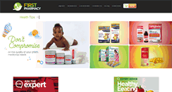 Desktop Screenshot of firstpharmacyltd.com